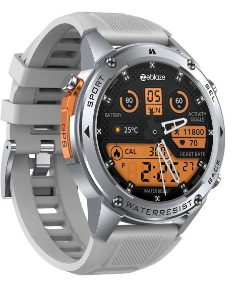 Smartwatch Zeblaze Stratos 2 Ultra - srebrny Smartwatch Zeblaze Stratos 2 Ultra - srebrny