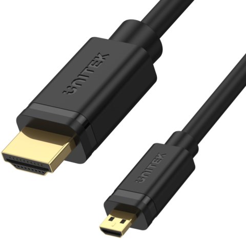 Unitek Kabel micro HDMI - HDMI 2.0 4K 60Hz 2 m Unitek Kabel micro HDMI - HDMI 2.0 4K 60Hz 2 m