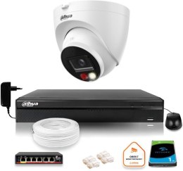 ZESTAW Kamera IP Dahua 6mpx IPC-HDW1639T-A-IL-0280B-S6 + DYSK 1TB