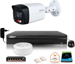 ZESTAW Kamera IP Dahua 8mpx PC-HFW1839TC-A-IL-0280B-S6 + DYSK 1TB