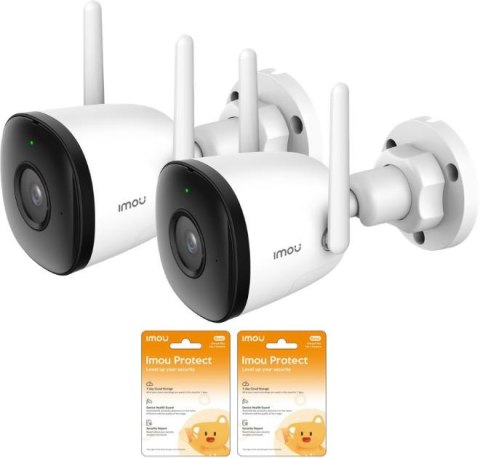 Zestaw 2 kamer IP Imou Bullet 2C 4MP IPC-F42P i 2 chmur Imou Protect Zestaw 2 kamer IP Imou Bullet 2C 4MP IPC-F42P i 2 chmur Imou Protect