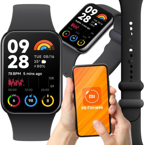 Smartband Xiaomi Smart Band 8 Pro czarny Smartband Xiaomi Smart Band 8 Pro czarny