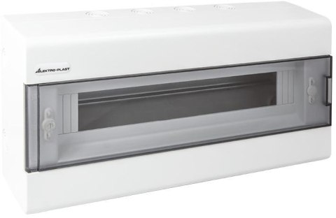 Rozdzielnica modułowa 1x18 natynkowa (N+PE) IP40 SRn-18 ELEKTRO-PLAST OPATÓWEK Rozdzielnica modułowa 1x18 natynkowa (N+PE) IP40 SRn-18 ELEKTRO-PLAST OPATÓWEK