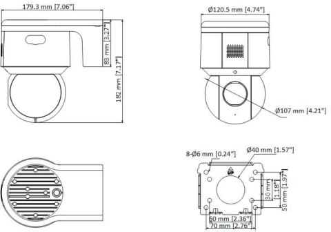 Kamera IP HikVision DS-2DE3A404IWG-E PL Kamera IP HikVision DS-2DE3A404IWG-E PL