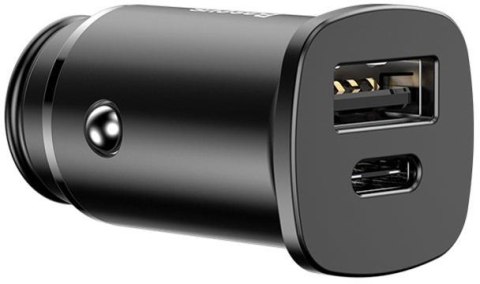 ŁADOWARKA SAMOCHODOWA Baseus Square CCALL-AS01 30W 5A 1x USB-A 1x USB-C QC 4.0+ ŁADOWARKA SAMOCHODOWA Baseus Square CCALL-AS01 30W 5A 1x USB-A 1x USB-C QC 4.0+