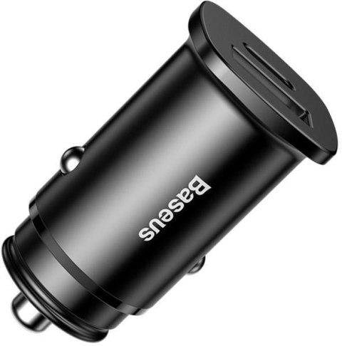 ŁADOWARKA SAMOCHODOWA Baseus Square CCALL-AS01 30W 5A 1x USB-A 1x USB-C QC 4.0+ ŁADOWARKA SAMOCHODOWA Baseus Square CCALL-AS01 30W 5A 1x USB-A 1x USB-C QC 4.0+