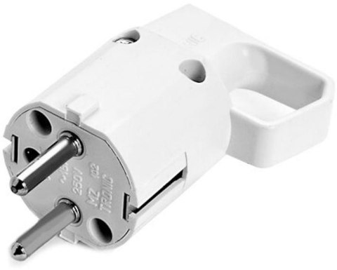 Wtyczka 325-01 z uchem, z uziemieniem "uni-schuko" 16A 250V IP20 BIAŁA VIPLAST 325-01 Wtyczka 325-01 z uchem, z uziemieniem "uni-schuko" 16A 250V IP20 BIAŁA VIPLAST 325-01